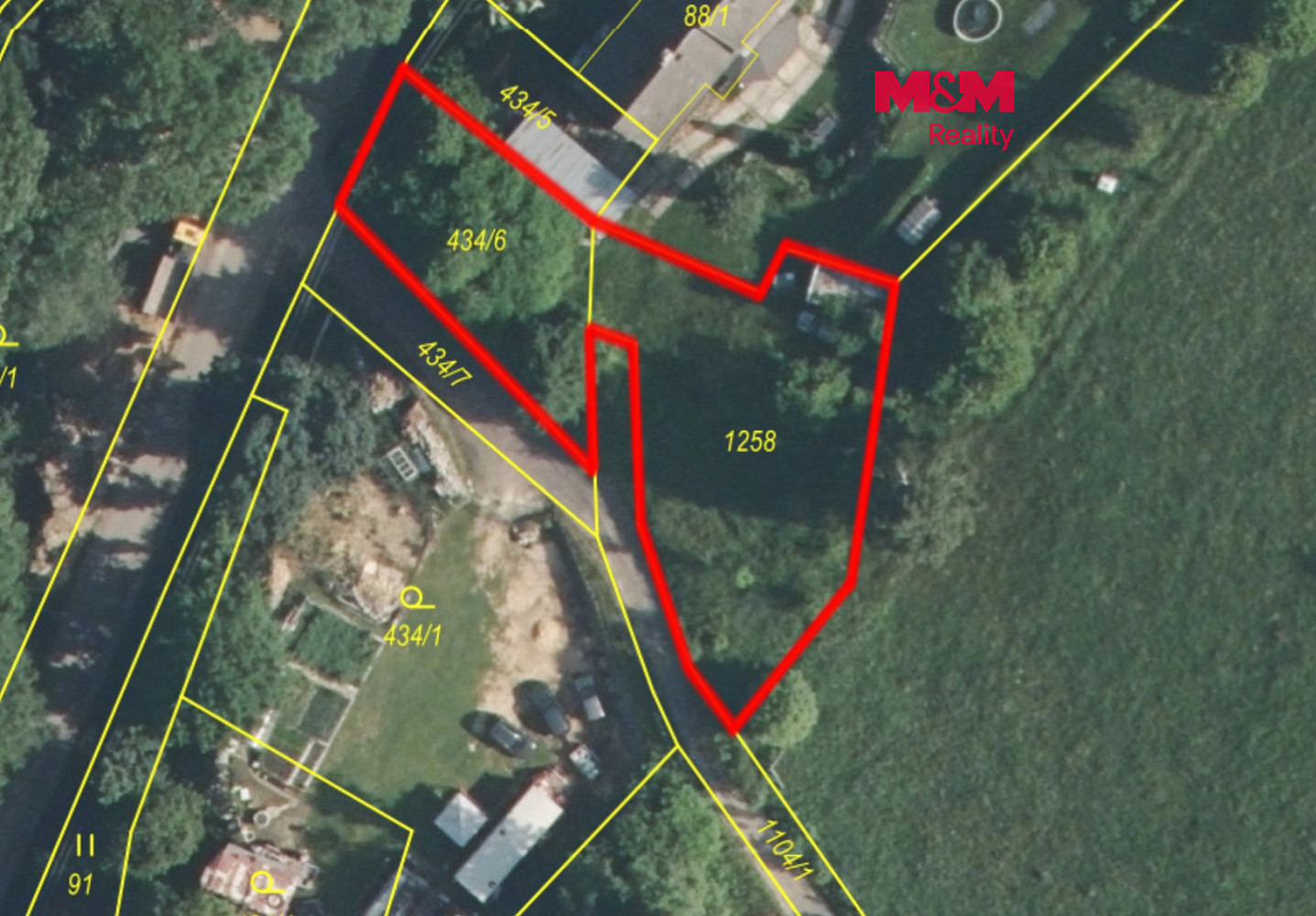 Prodej stavebního pozemku 861 m²