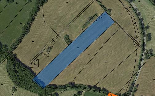 Prodej pole 2 658 m², Chlum-Korouhvice, okres Žďár nad Sázavou