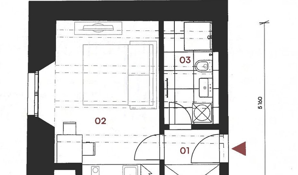 Pronájem bytu 1+kk 27 m², Praha – náhled fotky 15