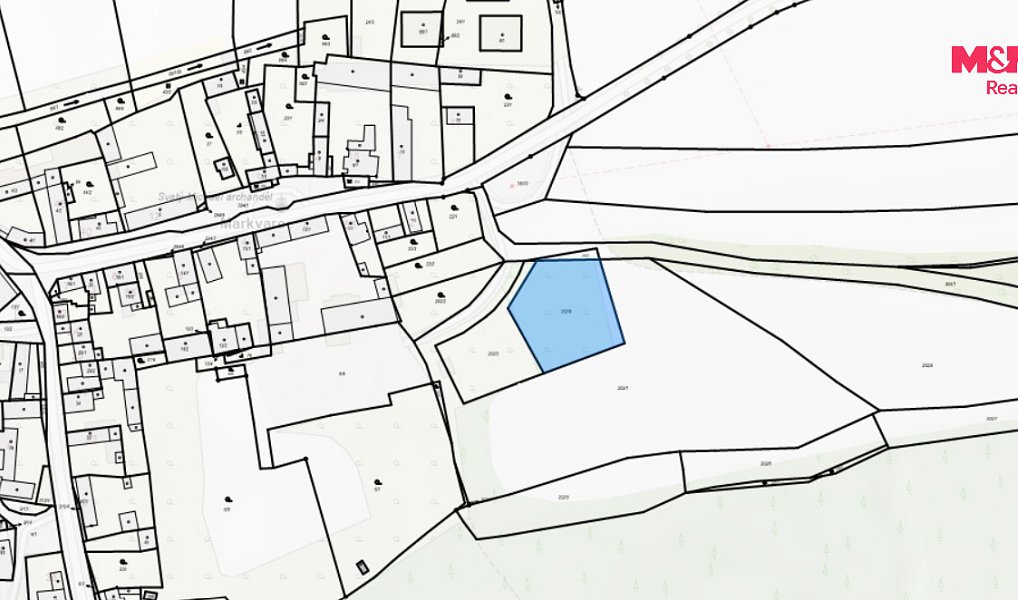 Prodej stavebního pozemku 1 849 m², Hřivice – náhled fotky 3