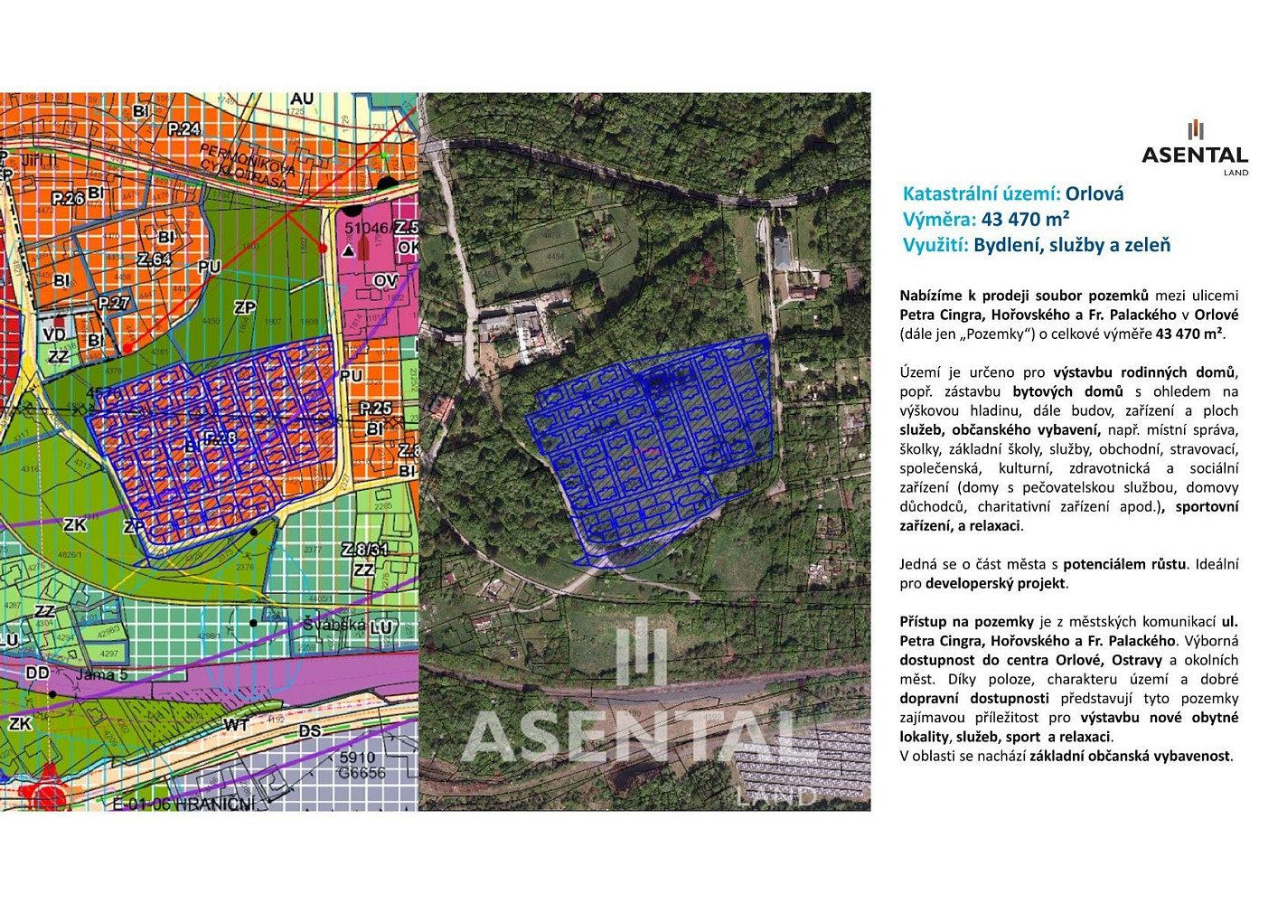 Prodej stavebního pozemku 43 470 m² – fotografie 4