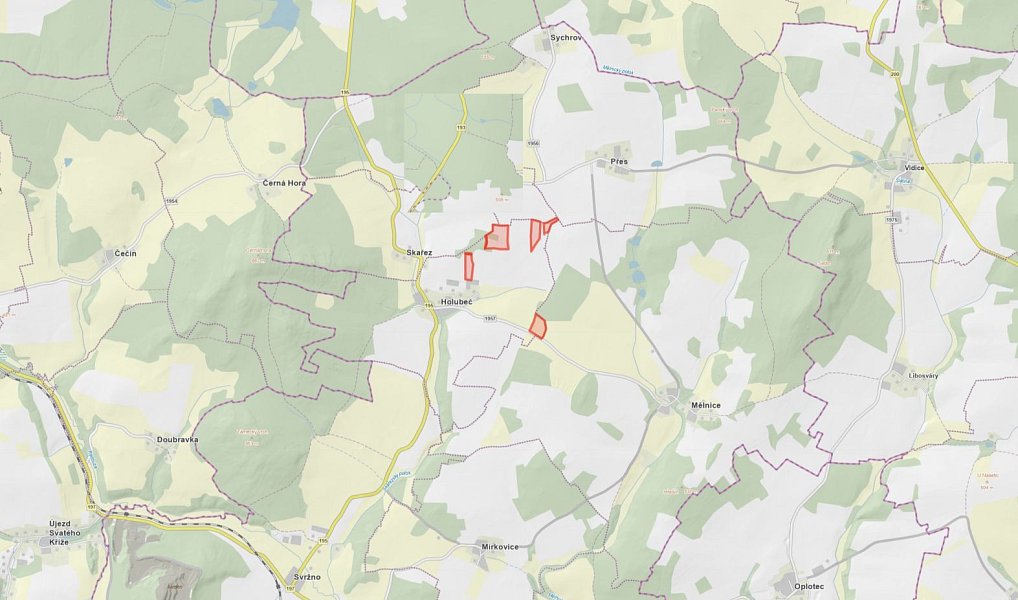Prodej pole 43 900 m², Hostouň – náhled fotky 2
