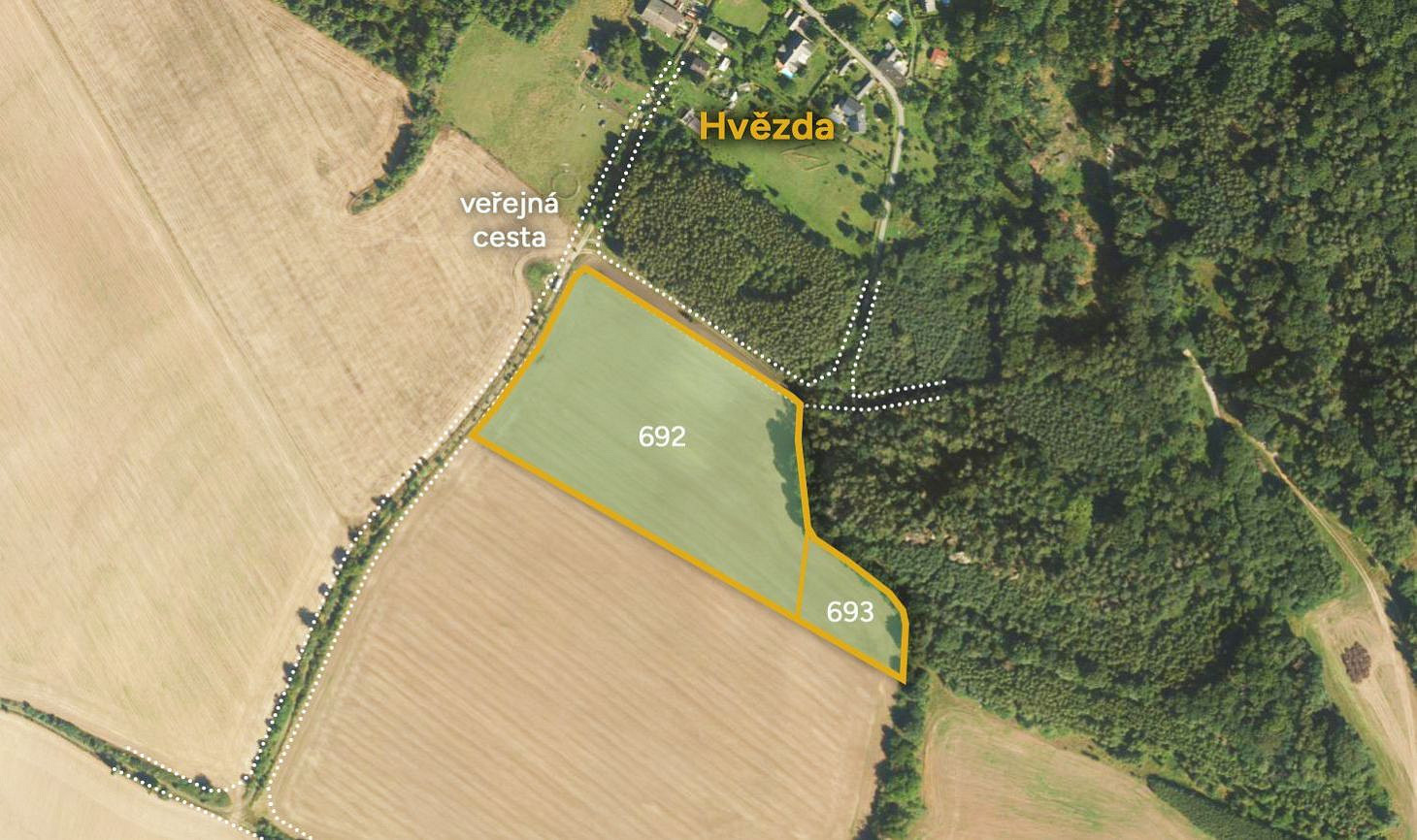 Prodej pole 28 865 m²