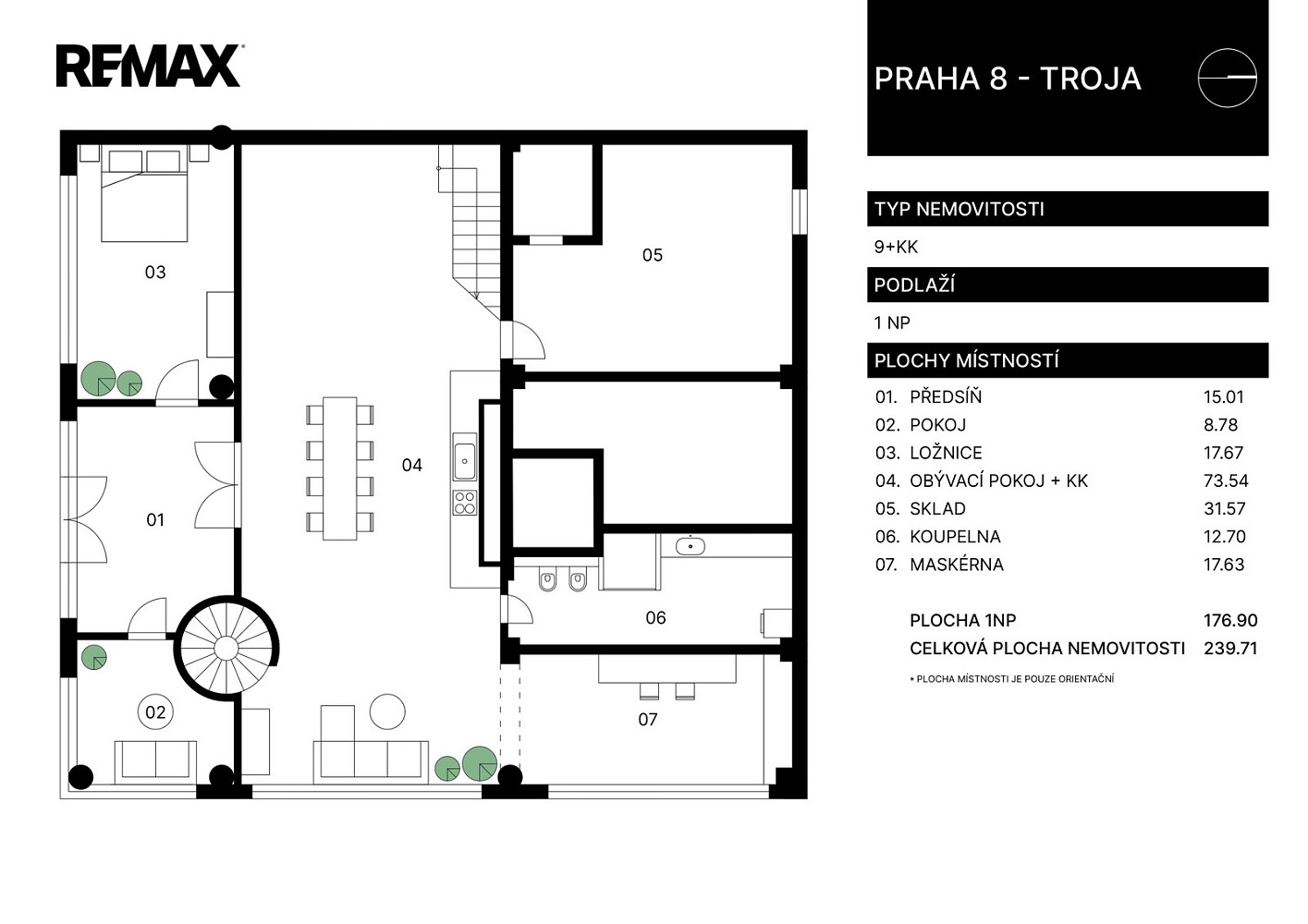 Prodej obchodních prostor 240 m² – pohled 3