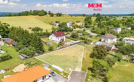 Prodej stavebního pozemku 1 009 m², Kasejovice, okres Plzeň-Jih