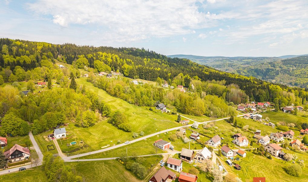 Prodej stavebního pozemku 2 523 m², Velké Hamry – náhled fotky 3