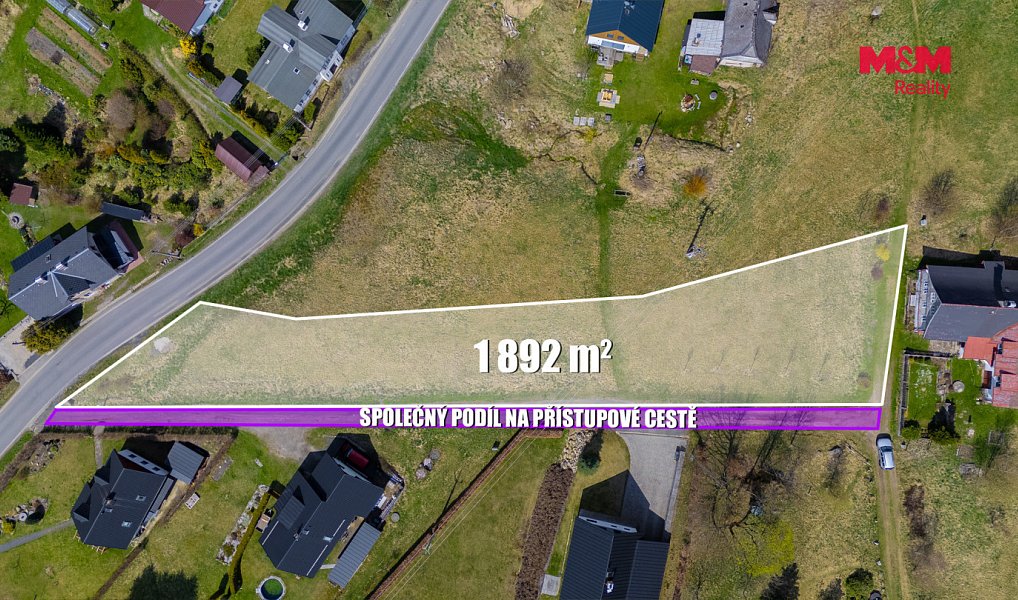 Prodej stavebního pozemku 1 892 m², Lučany nad Nisou – náhled fotky 2