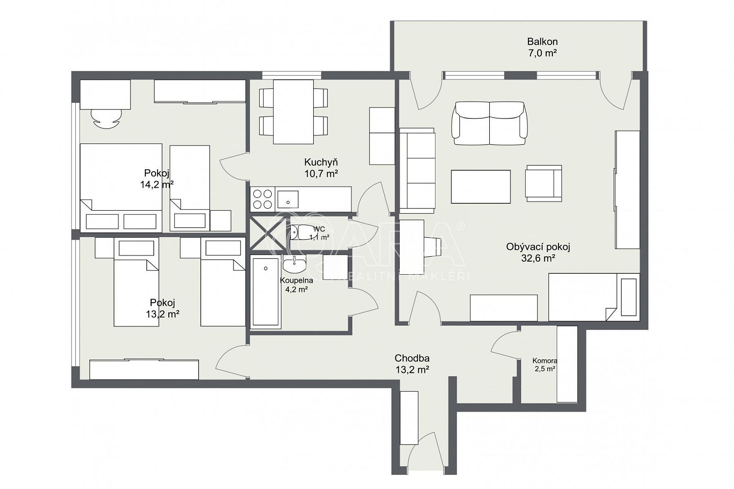 Prodej bytu 3+1 99 m² – fotografie 4