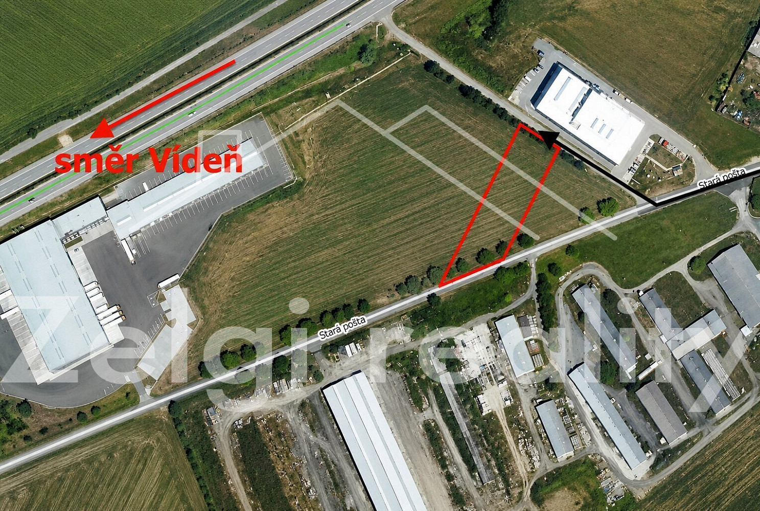 Prodej komerčního pozemku 2 501 m²