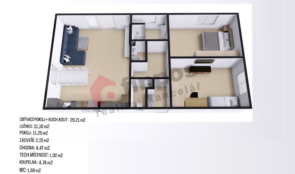 Prodej domu 66 m² s pozemkem 1 253 m², Dubí – náhled fotky 24