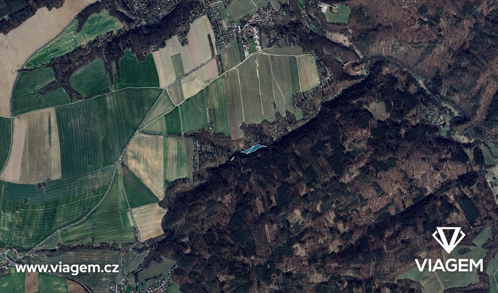Prodej lesa 2 603 m², Chyňava – náhled fotky 3