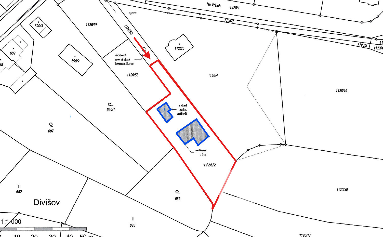 Prodej stavebního pozemku 1 620 m² – fotografie 5