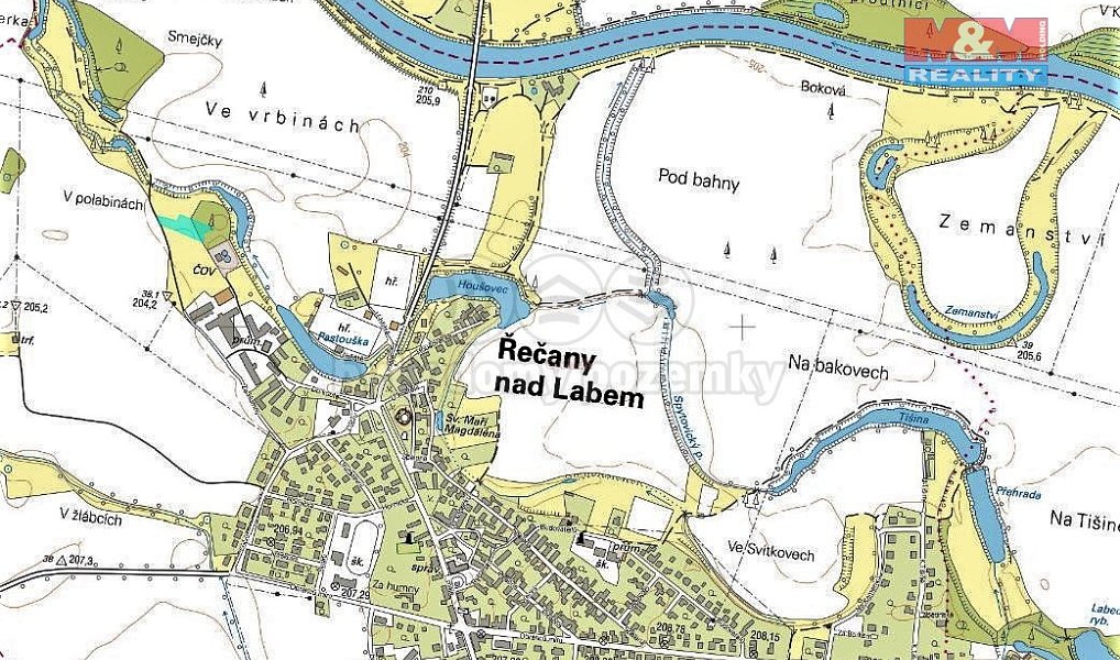 Prodej louky 1 325 m², Řečany nad Labem – náhled fotky 2
