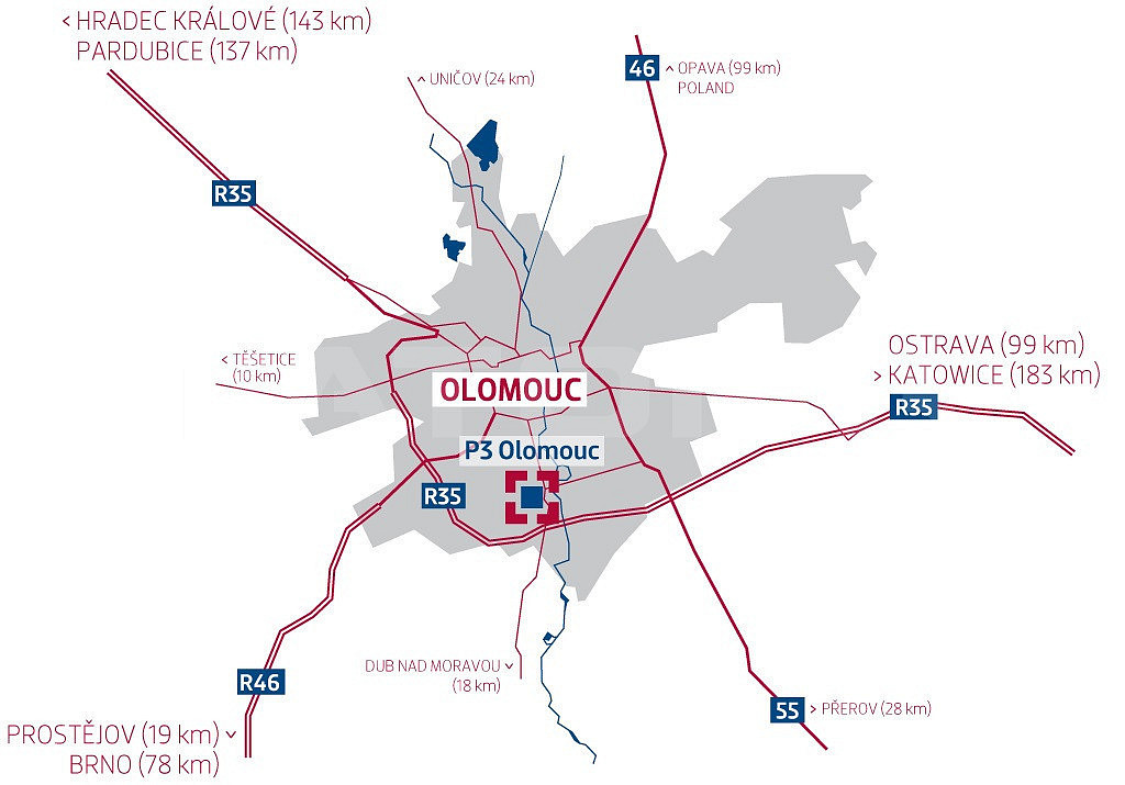 Pronájem skladovacích prostor 1.368 m² v průmyslové zóně v Olomouci. – pohled 5