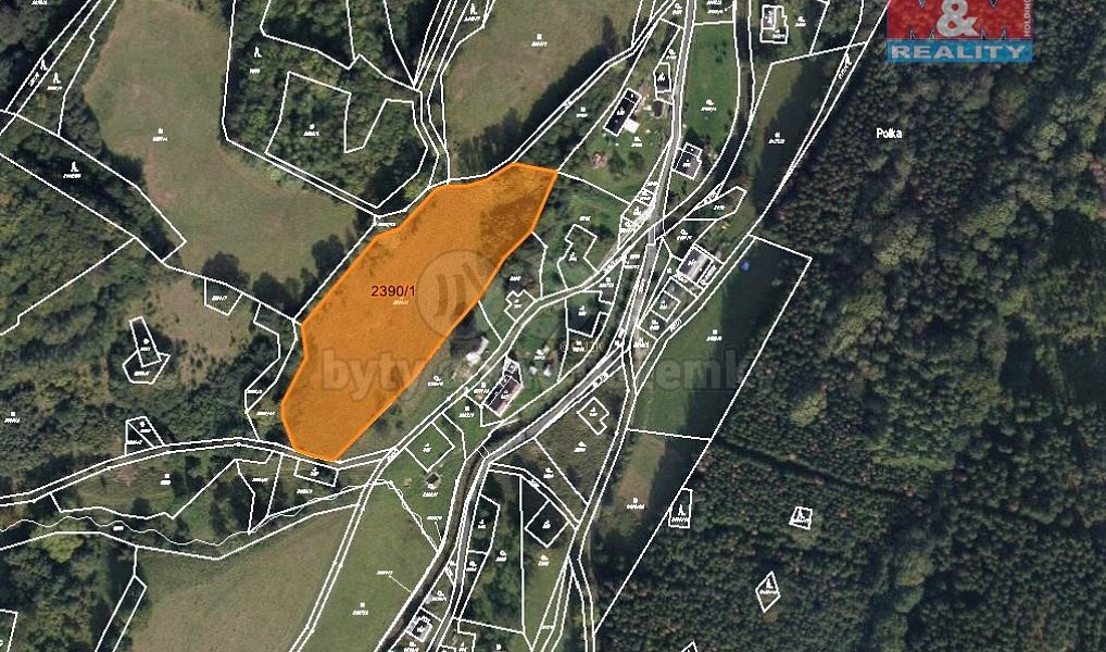 Prodej louky 9 159 m², Vápenná – náhled fotky 3