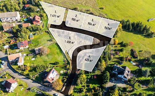 Prodej stavebního pozemku 906 m², Chuderov - Chuderovec, okres Ústí nad Labem