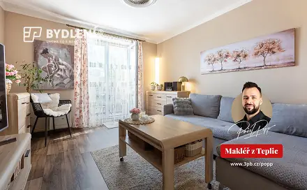 Prodej bytu 2+1 55 m², 5. května, Bílina - Újezdské Předměstí, okres Teplice