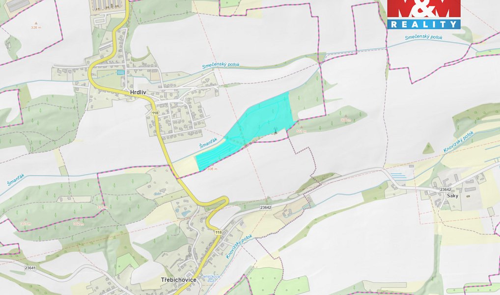 Prodej pozemku 17 275 m², Hrdlív – náhled fotky 4