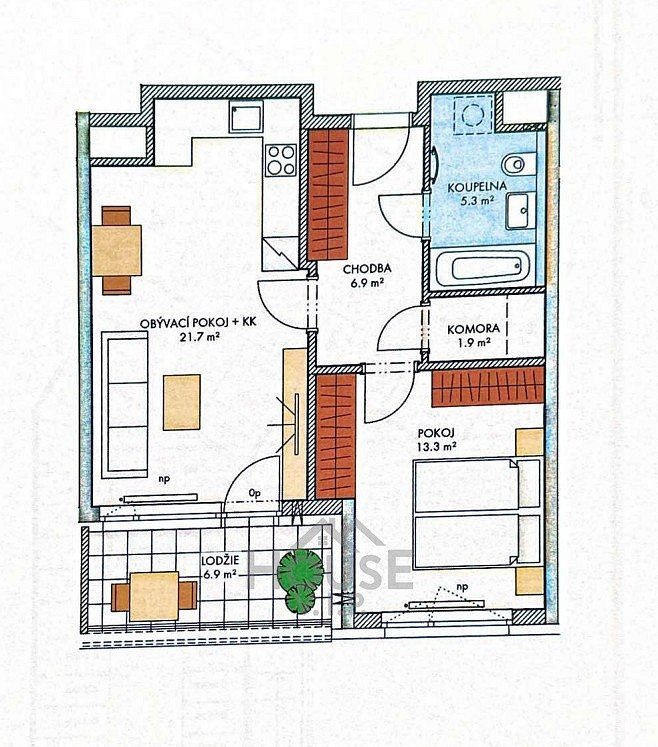 Prodej bytu 2+kk 51 m² — photo 3