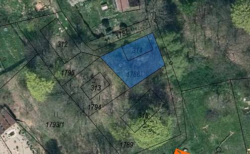 Prodej stavebního pozemku 166 m², Staré Křečany, okres Děčín