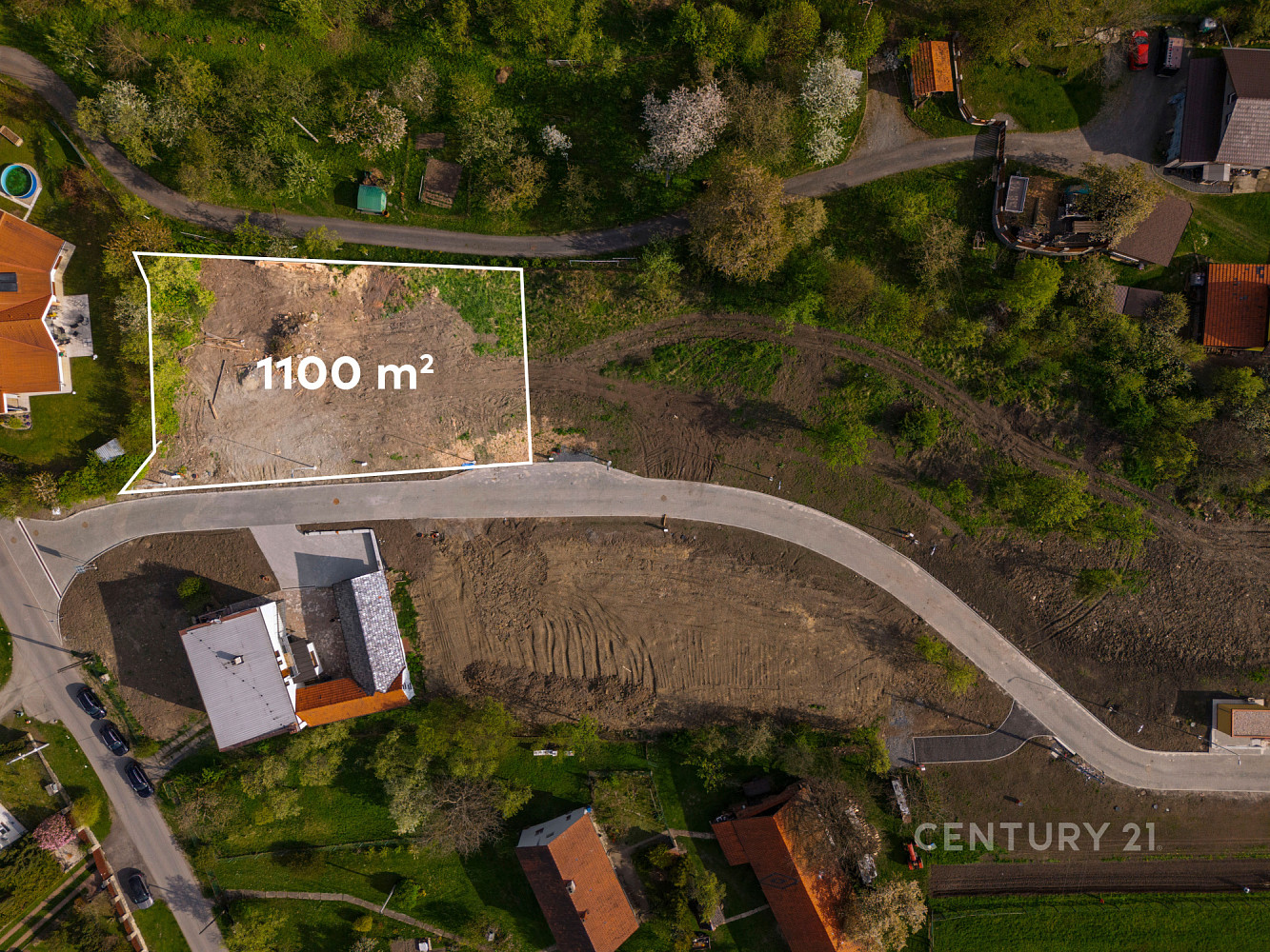 Prodej stavebního pozemku 1 100 m² – fotografie 5