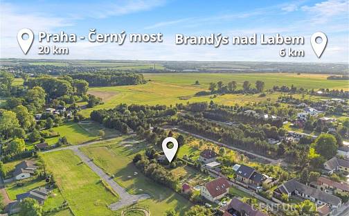 Prodej stavebního pozemku 1 407 m², Hlavní, Nový Vestec, okres Praha-východ