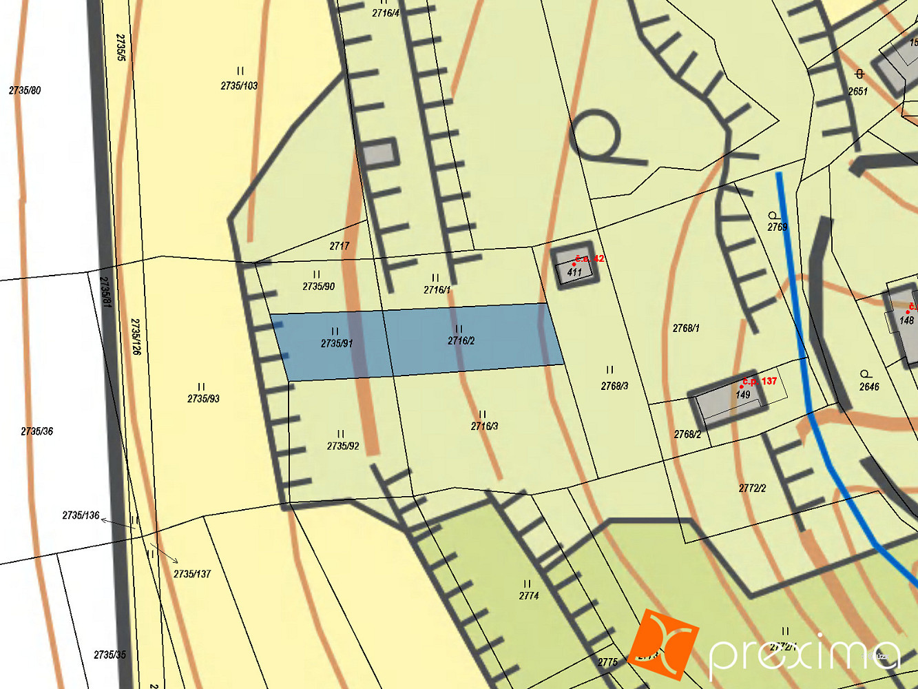 Prodej pole 410 m² — photo 3