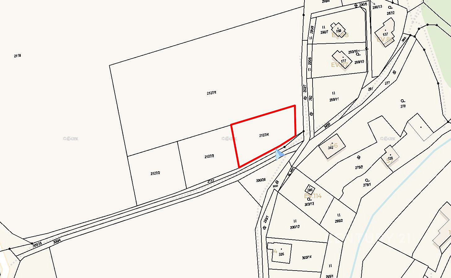 Prodej stavebního pozemku 909 m² – fotografie 4