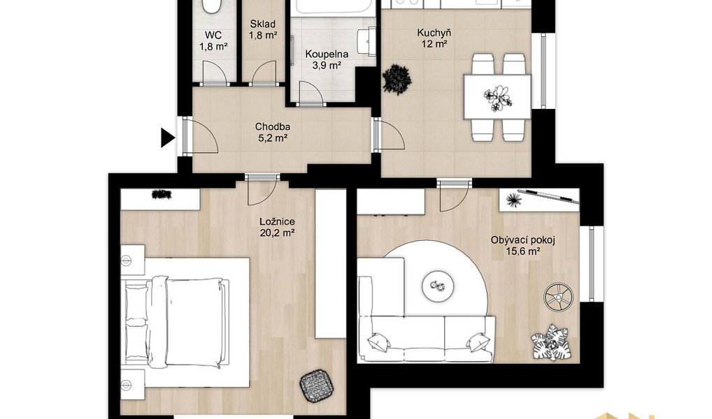 Prodej bytu 2+1 65 m², Říčany – náhled fotky 15