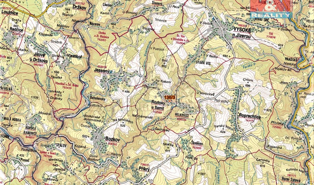Prodej louky 165 m², Roztoky u Semil – náhled fotky 5
