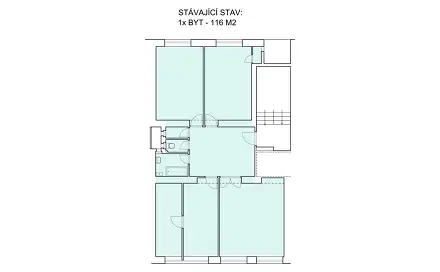 Prodej bytu 4+1 116 m², Na Valech, Poděbrady - Poděbrady II, okres Nymburk