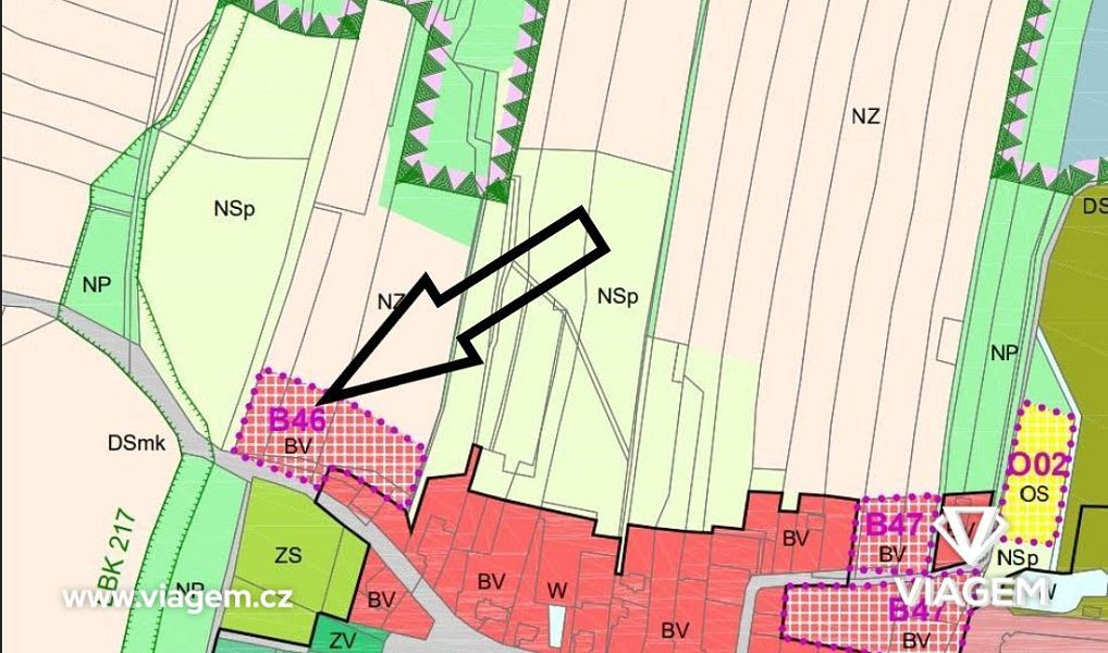 Prodej stavebního pozemku 2 762 m², Dobrovice – náhled fotky 3