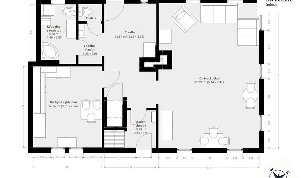 Prodej chaty/chalupy 180 m² s pozemkem 1 010 m², Staré Křečany – náhled fotky 12