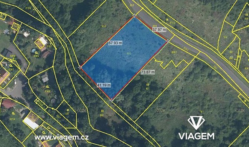 Prodej zahrady 929 m², Žiželice – náhled fotky 4
