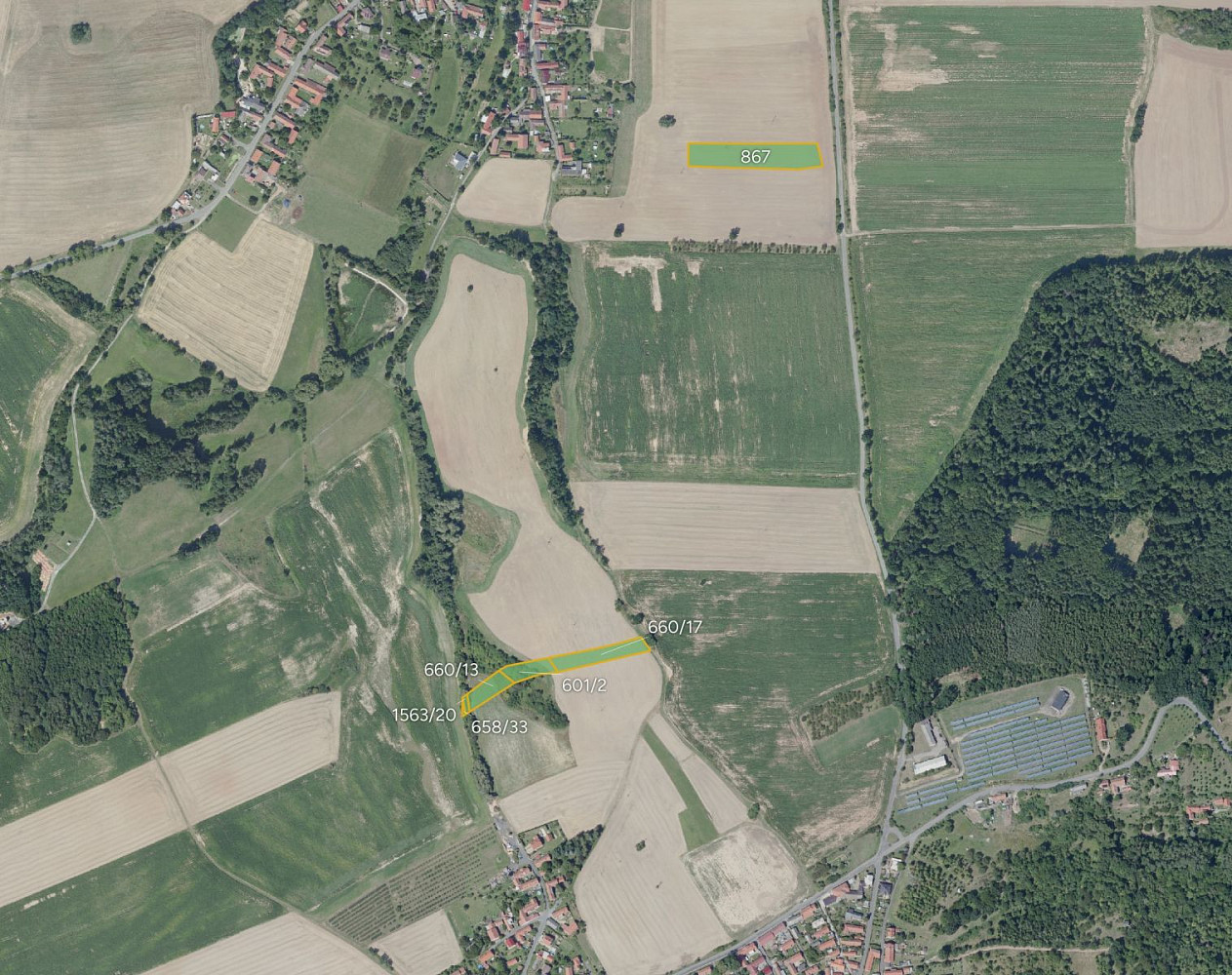 Prodej pole 15 208 m²