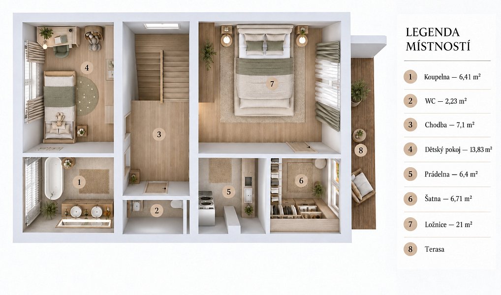 Prodej domu 153 m² s pozemkem 475 m², Lipová – náhled fotky 9