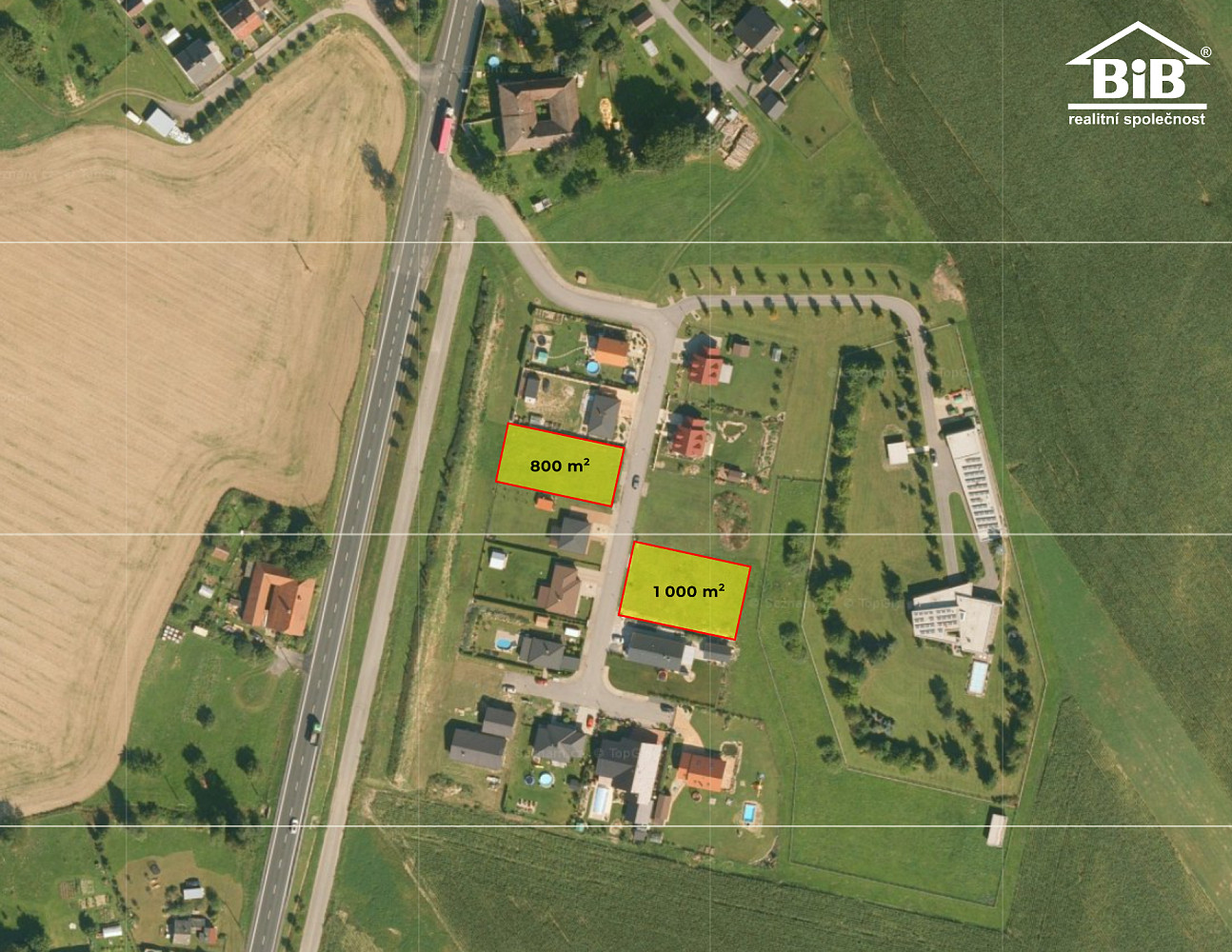 Prodej stavebního pozemku 800 m² – fotografie 4