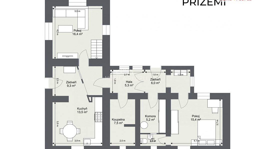 Prodej domu 133 m² s pozemkem 1 126 m², Zlonice – náhled fotky 7