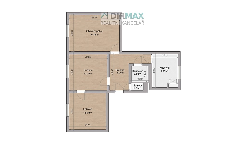 Prodej bytu 3+1 63 m², Plzeň – náhled fotky 13