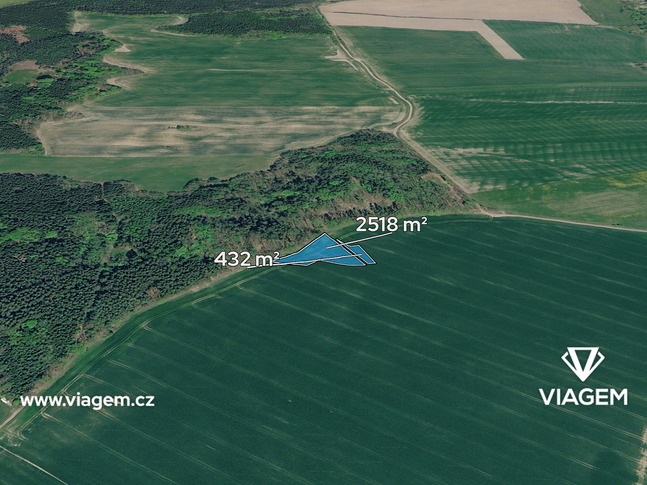 Prodej pole 2 950 m²