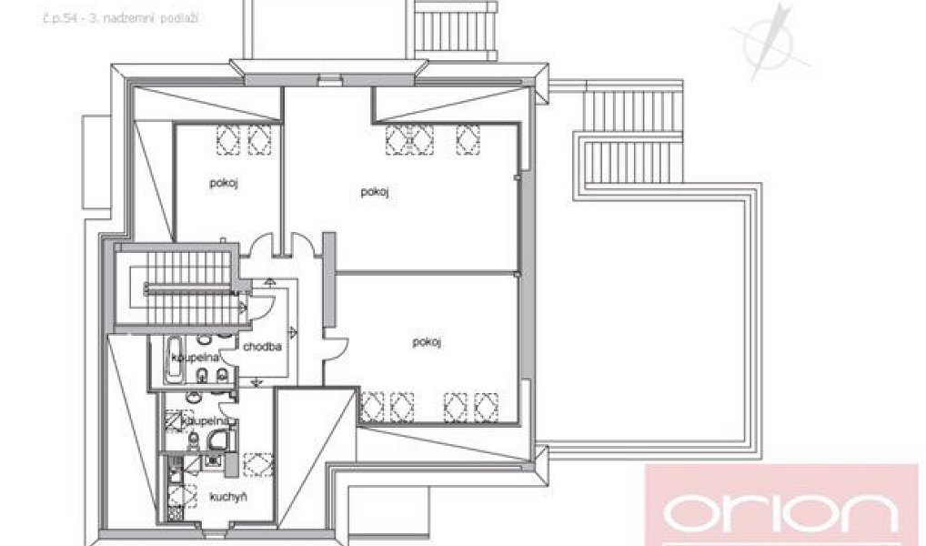 Pronájem domu 827 m² s pozemkem 8 770 m², Praha – náhled fotky 17