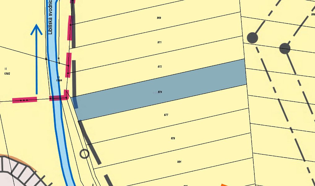 Prodej pole 1 438 m², Libiš – náhled fotky 3