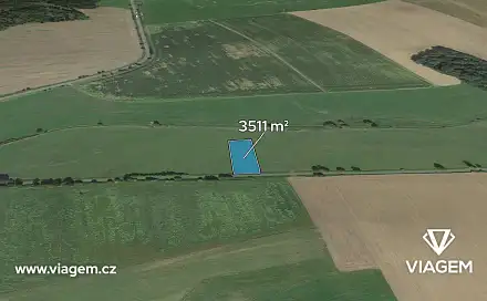 Prodej pole 390 m², Oselce, okres Plzeň-Jih