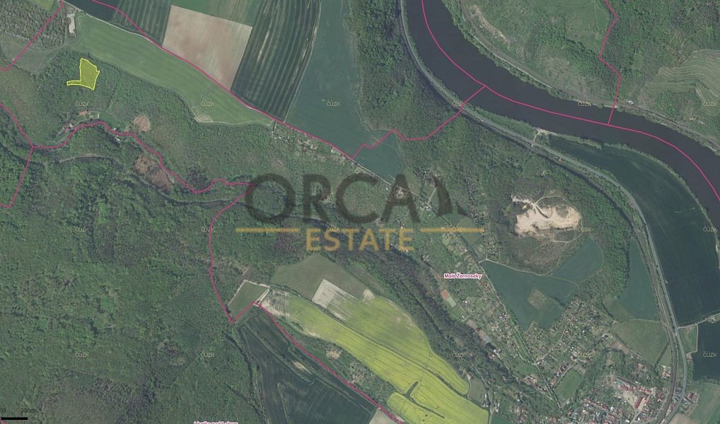 Prodej lesa 7 464 m², Malé Žernoseky – náhled fotky 2