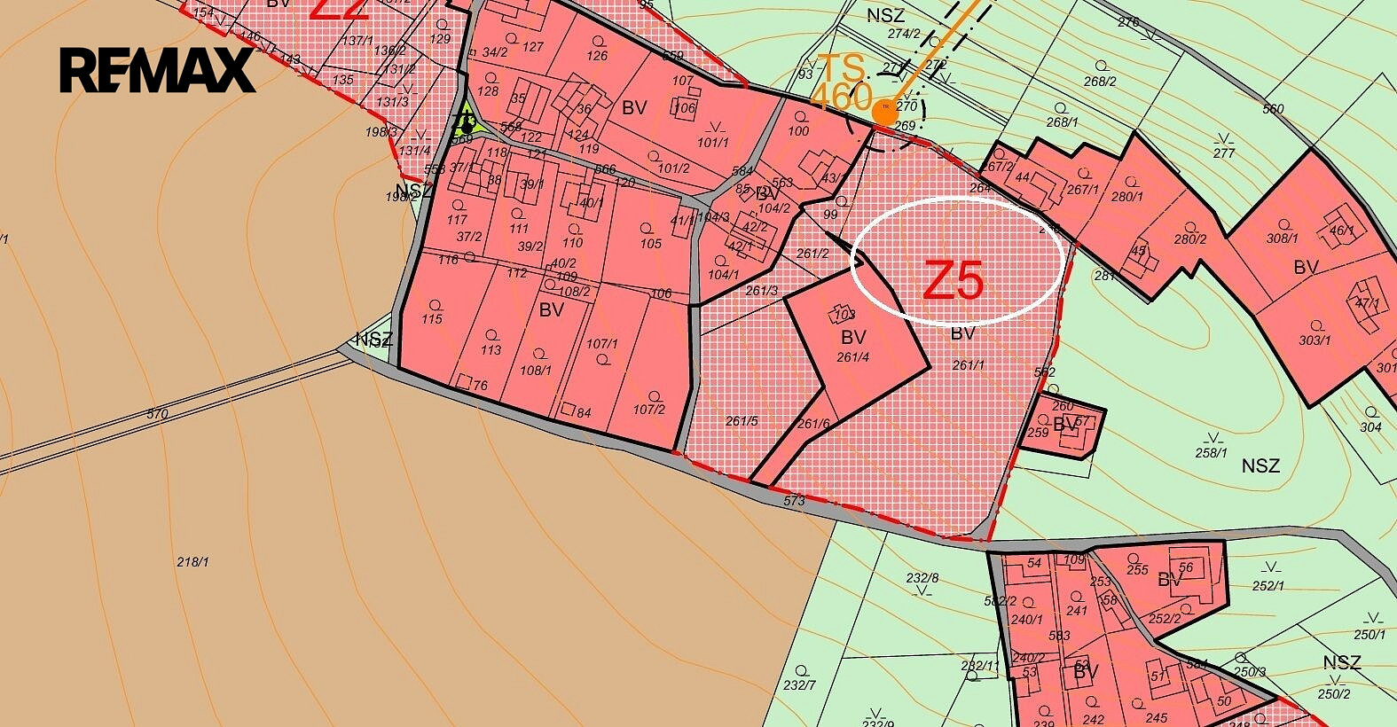 Prodej stavebního pozemku 3 521 m² – fotografie 4