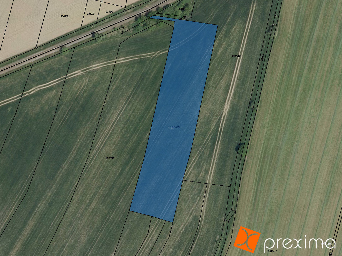 Prodej pole 1 927 m²