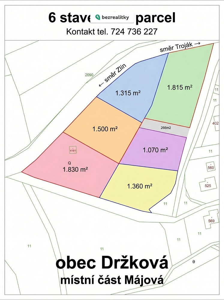 Prodej stavebního pozemku 9 000 m²