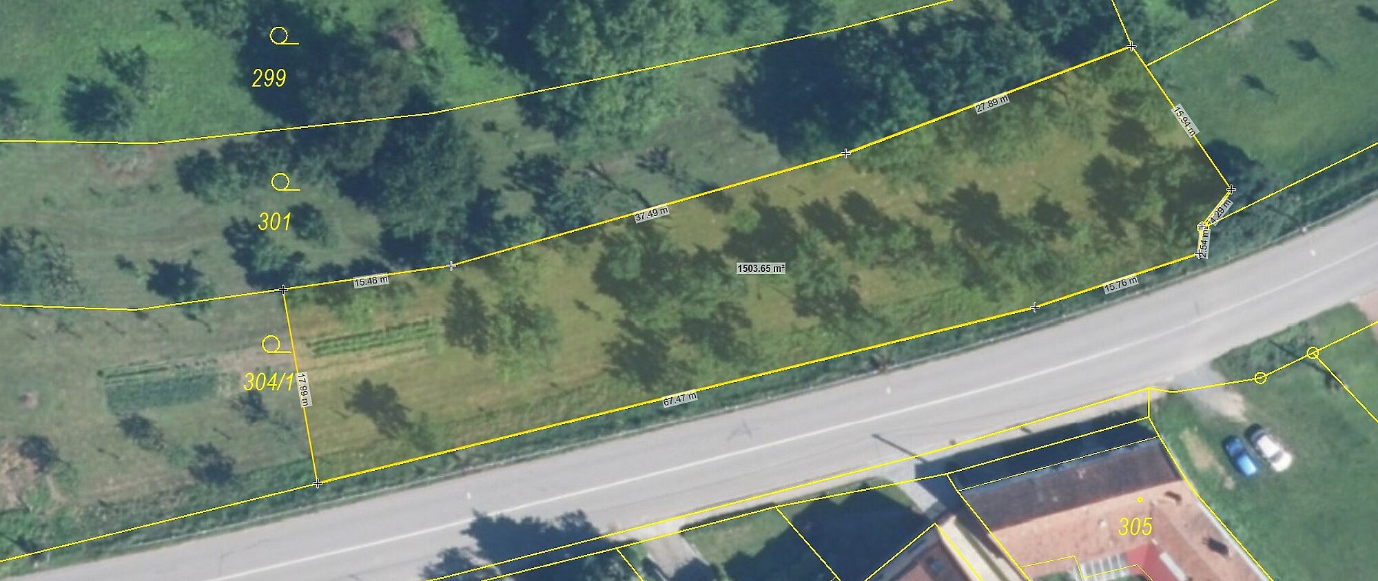 Prodej stavebního pozemku 1 500 m²