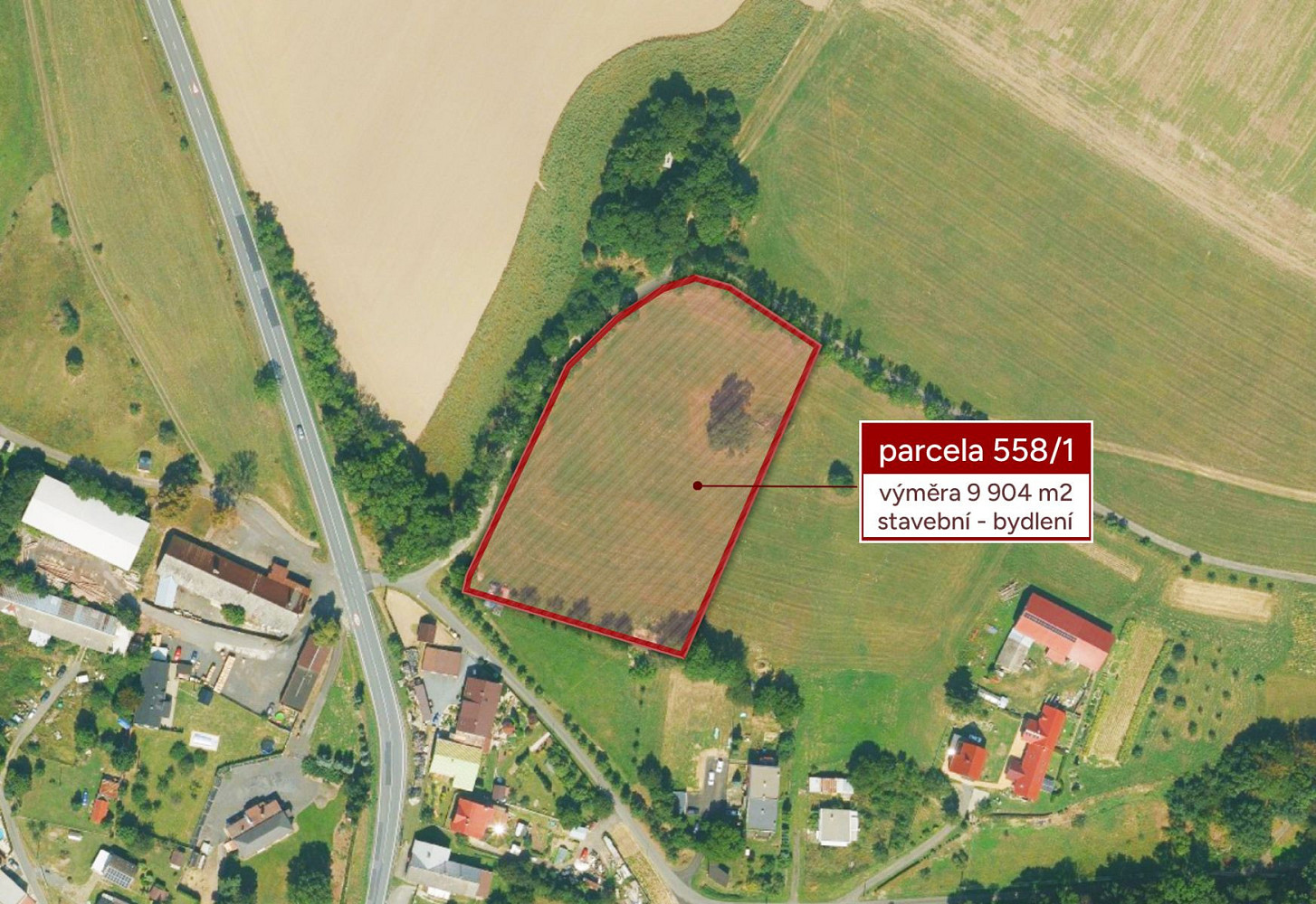 Prodej stavebního pozemku 9 986 m²
