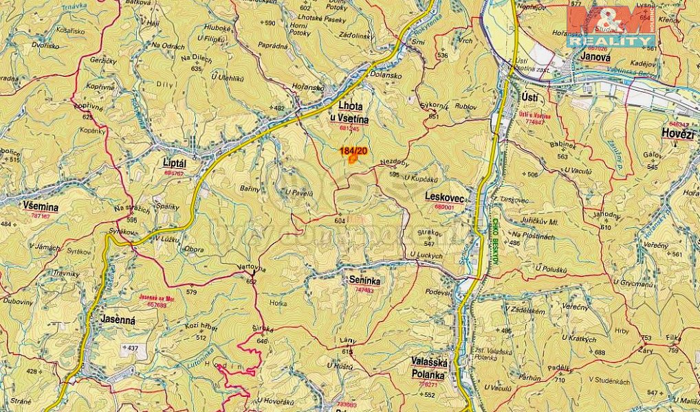 Prodej lesa 16 820 m², Lhota u Vsetína – náhled fotky 5